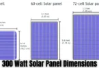 300 watt solar panel dimensions