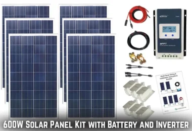 600w solar panel kit with battery and inverter