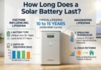 how long does a solar battery last