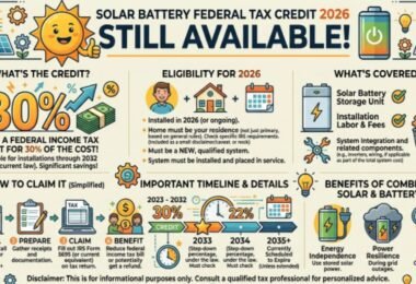 solar battery federal tax credit 2026 still available