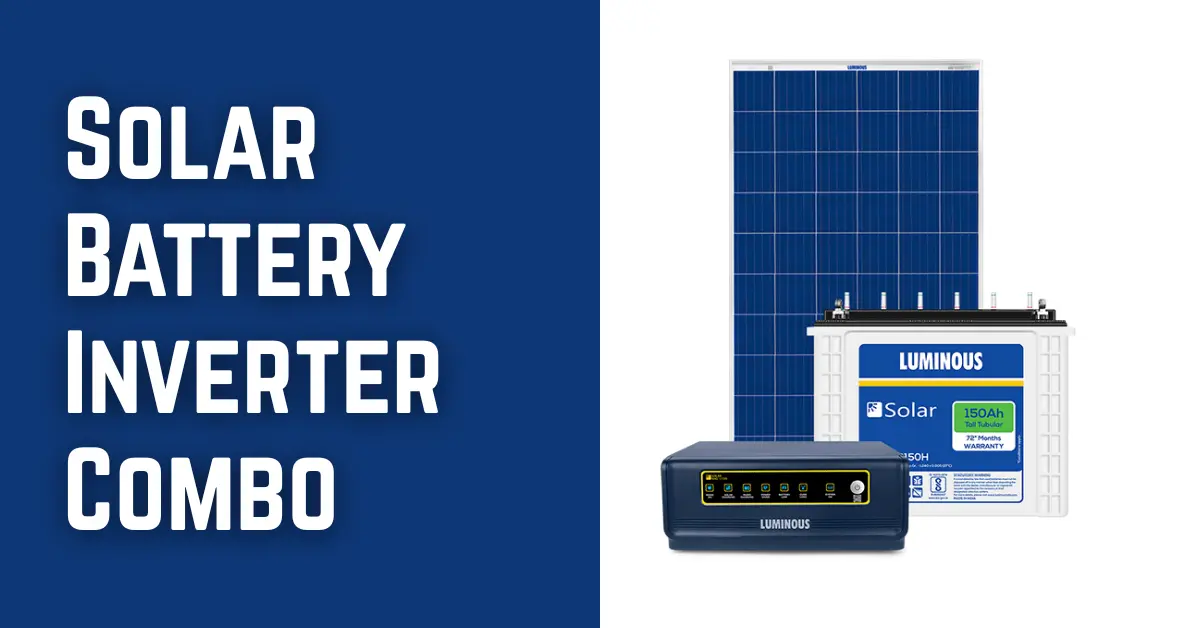 solar battery inverter combo