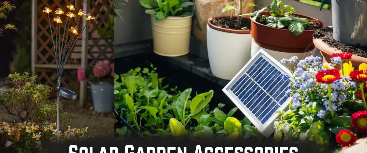 solar garden accessories