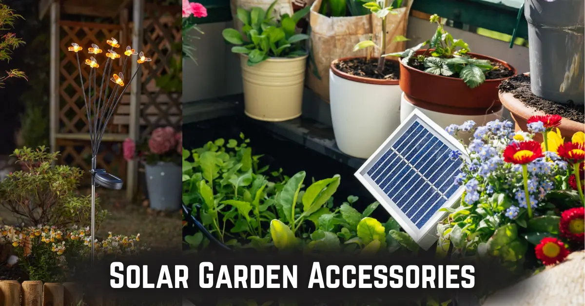 solar garden accessories