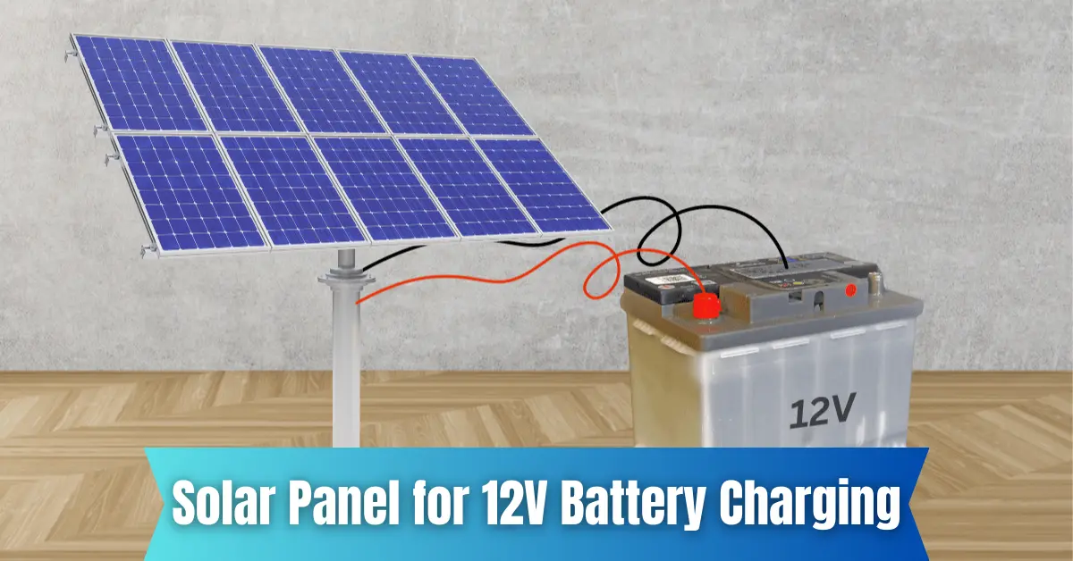 solar panel for 12v battery charging