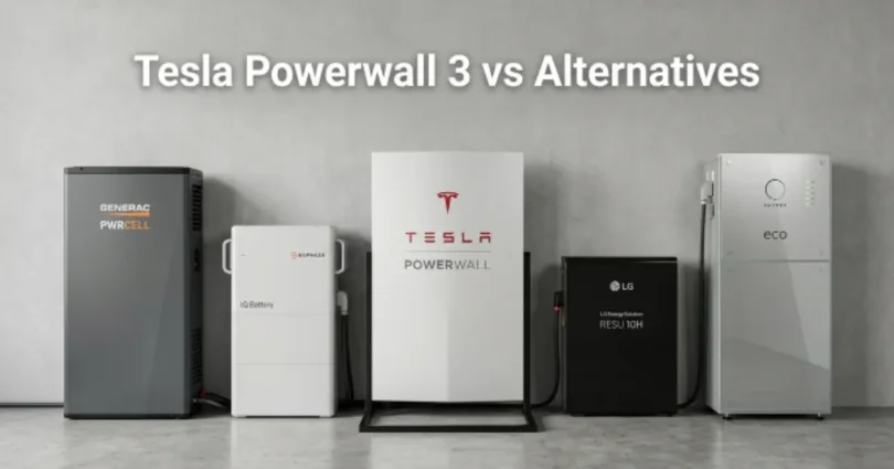 tesla powerwall 3 vs alternatives